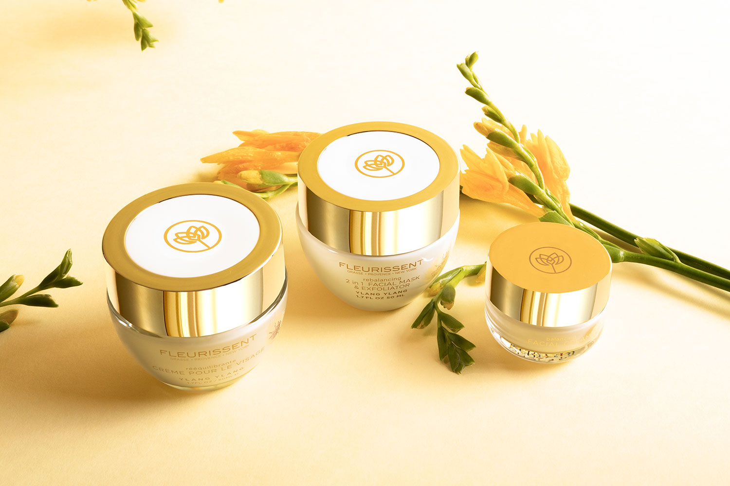 facial cream and moisturizer with ylang ylang